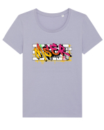 Graffiti Mser Tricou mânecă scurtă guler larg fitted Damă Expresser