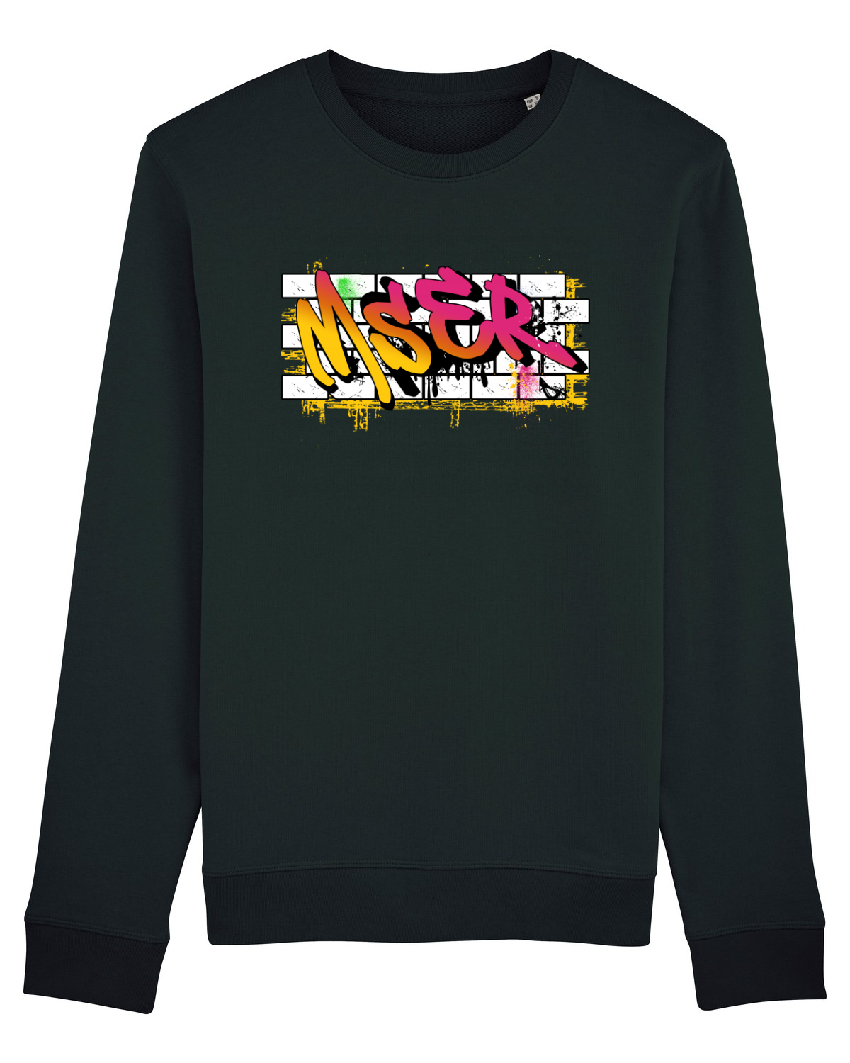 Bluză mânecă lungă Unisex Rise Black