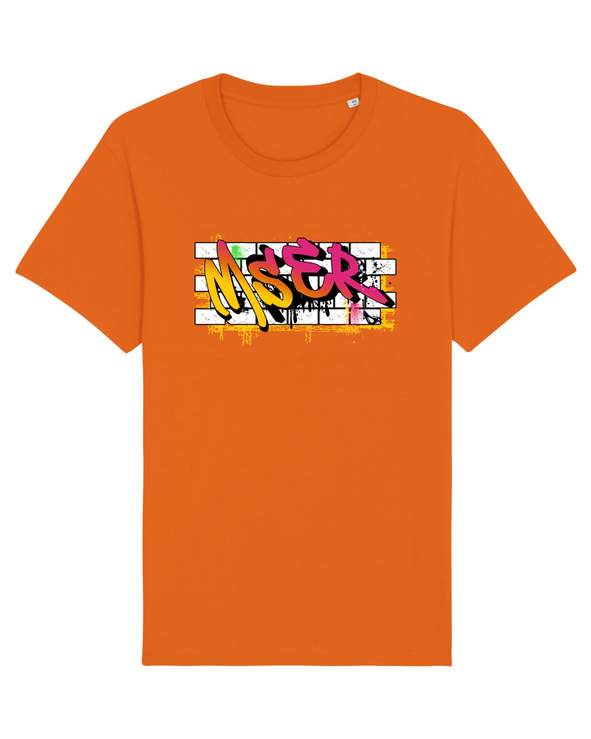 Tricou mânecă scurtă Unisex Rocker Bright Orange