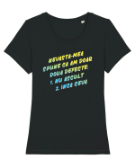 Doua Defecte Tricou mânecă scurtă guler larg fitted Damă Expresser