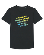 Doua Defecte Tricou mânecă scurtă guler larg Bărbat Skater
