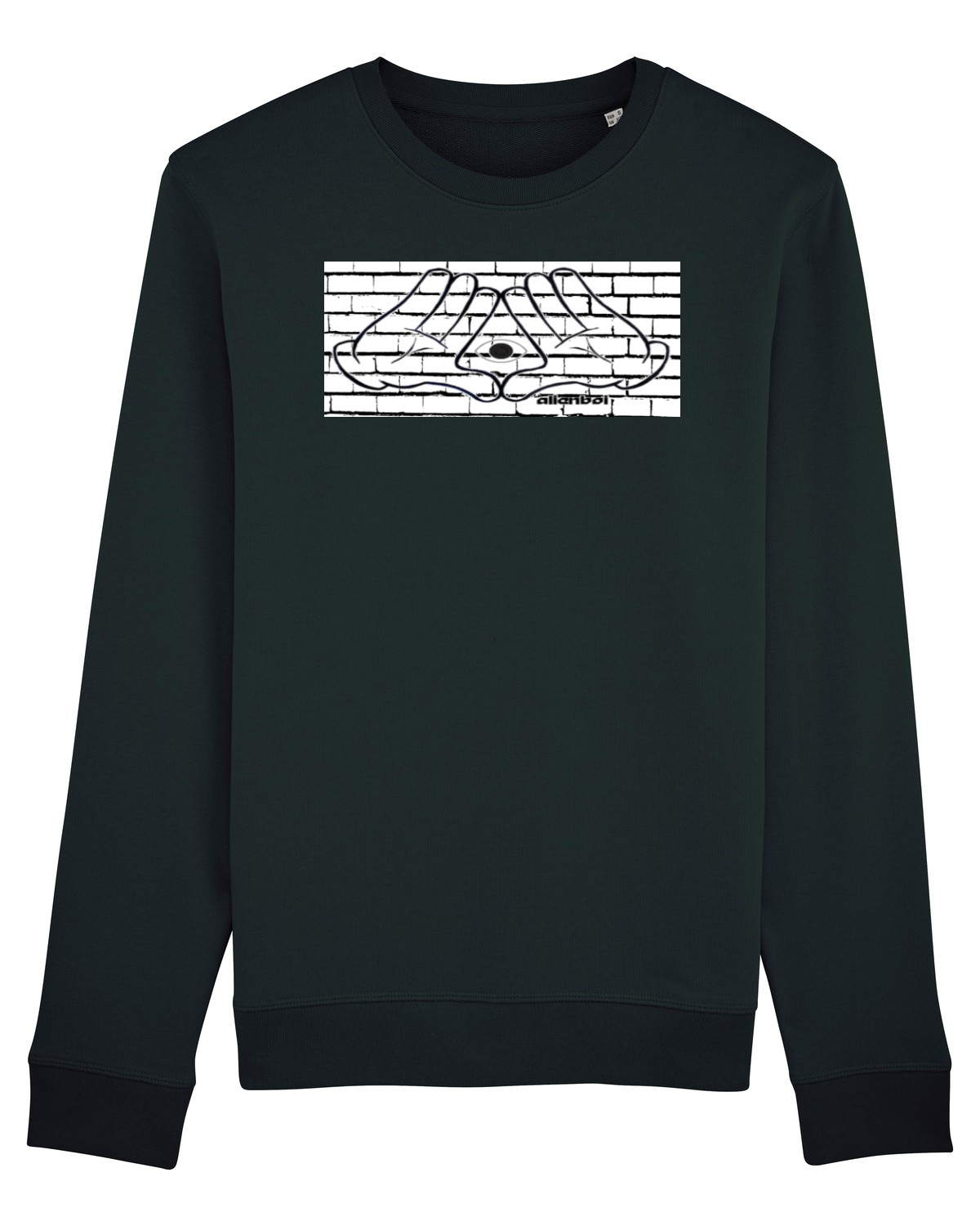 Bluză mânecă lungă Unisex Rise Black