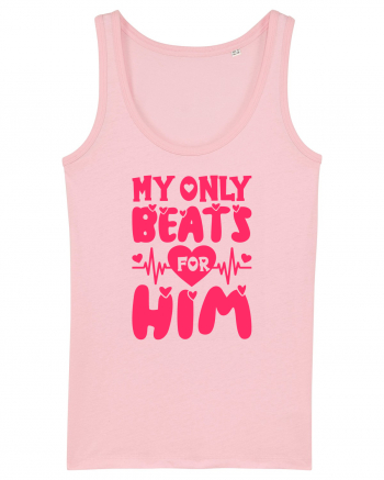 My Only Beats for Him / pentru cupluri Cotton Pink