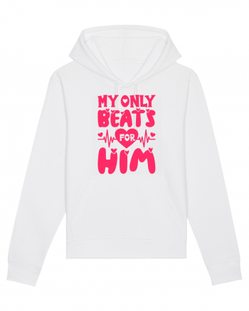 My Only Beats for Him / pentru cupluri White