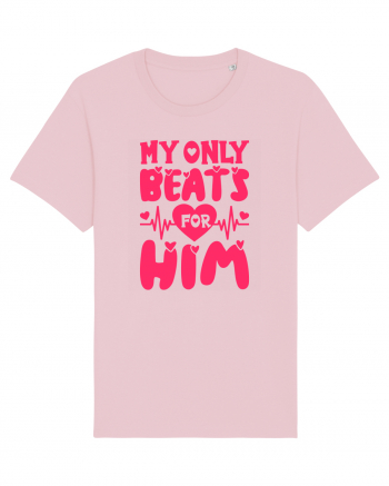 My Only Beats for Him / pentru cupluri Cotton Pink