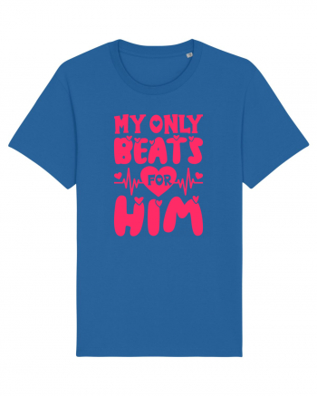 My Only Beats for Him / pentru cupluri Royal Blue