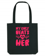 My Only Beats for Her / pentru cupluri Sacoșă textilă