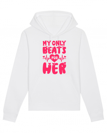 My Only Beats for Her / pentru cupluri White