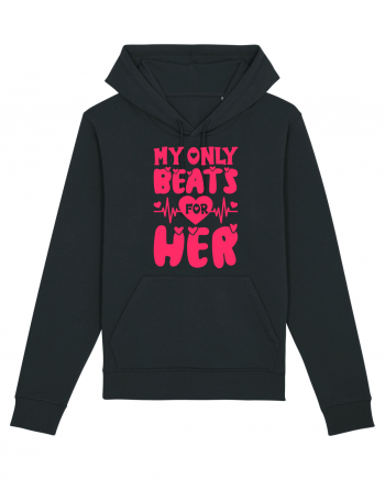 My Only Beats for Her / pentru cupluri Black