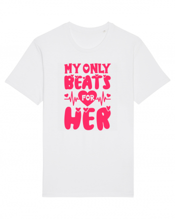 My Only Beats for Her / pentru cupluri White