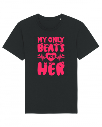 My Only Beats for Her / pentru cupluri Black