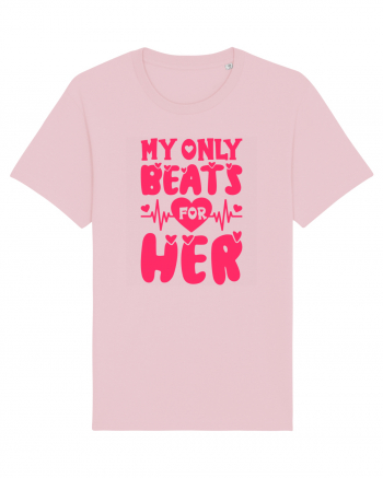 My Only Beats for Her / pentru cupluri Cotton Pink