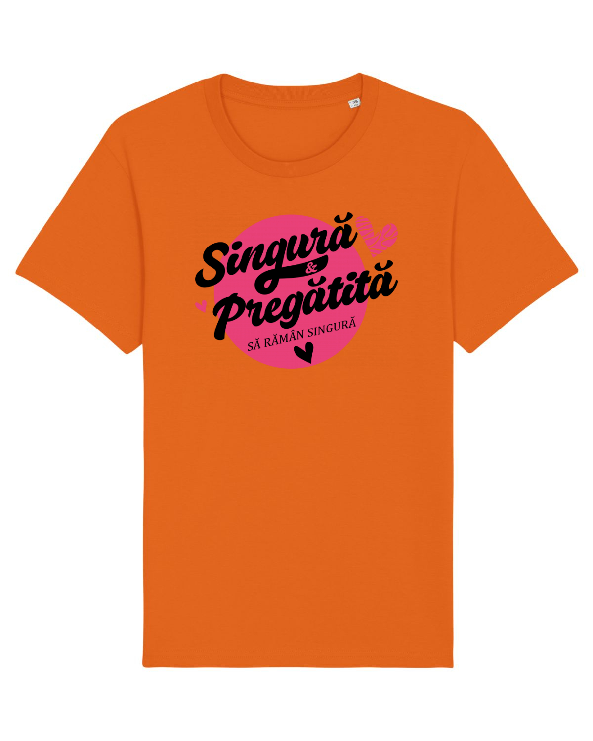 Tricou mânecă scurtă Unisex Rocker Bright Orange