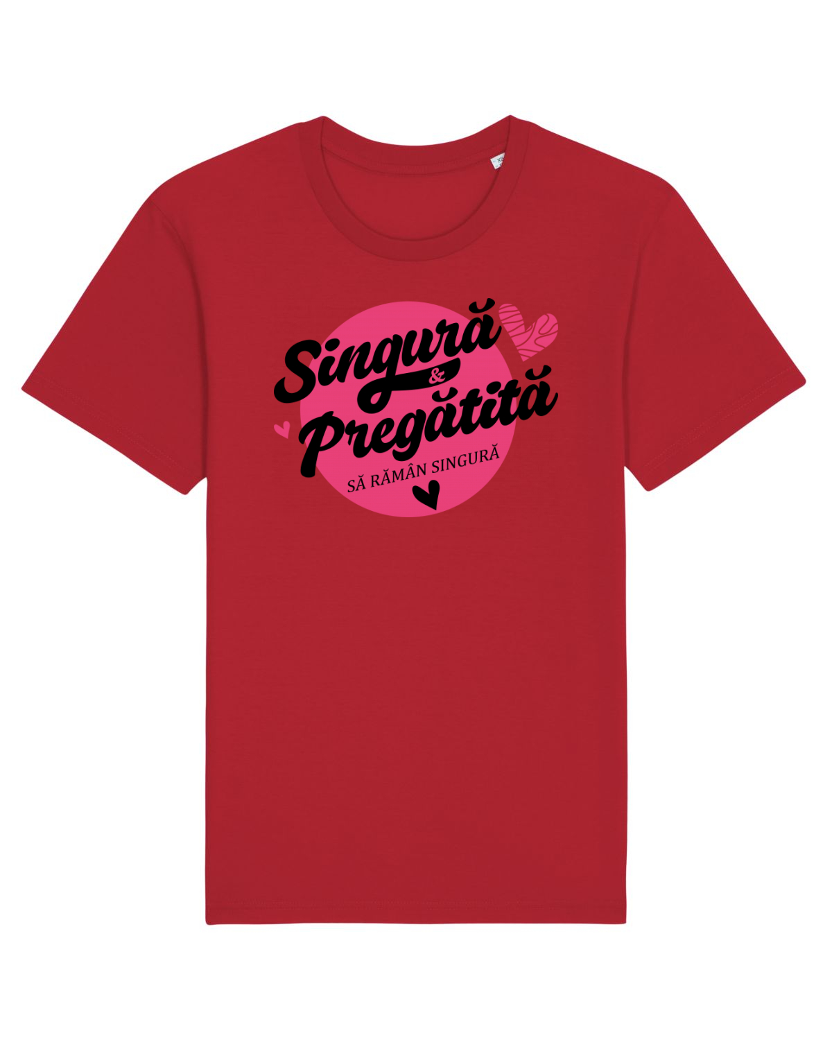 Tricou mânecă scurtă Unisex Rocker Red