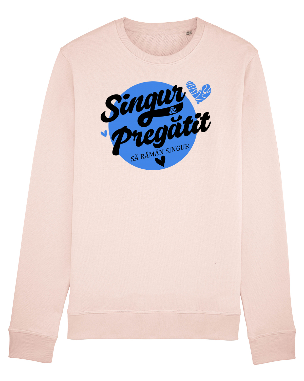 Bluză mânecă lungă Unisex Rise Candy Pink