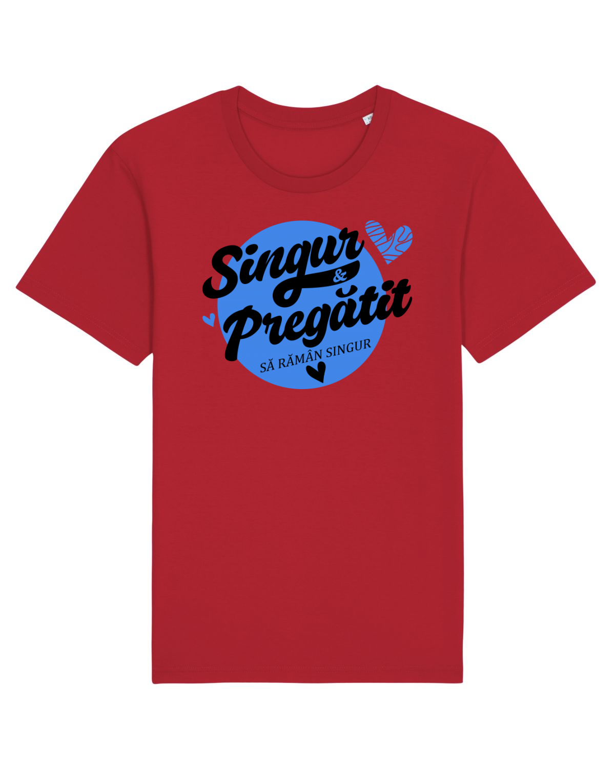 Tricou mânecă scurtă Unisex Rocker Red