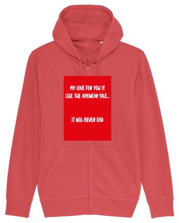 My Love For You Is Like Answear Sale Carmine Red