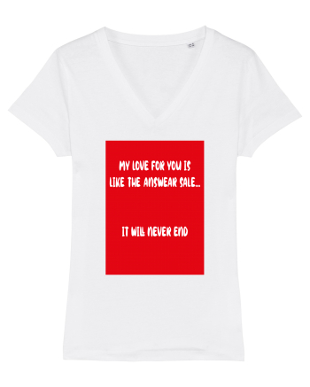 My Love For You Is Like Answear Sale White