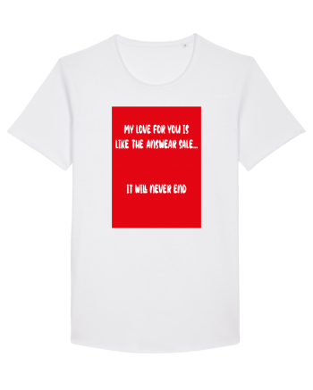 My Love For You Is Like Answear Sale White