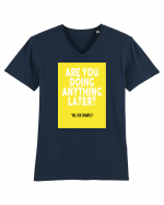 Are You Doing Anything Later? Tricou mânecă scurtă guler V Bărbat Presenter