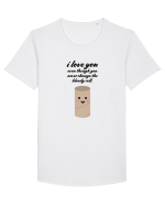 I Love You Eve Though You Never Change The Bloody Roll Tricou mânecă scurtă guler larg Bărbat Skater