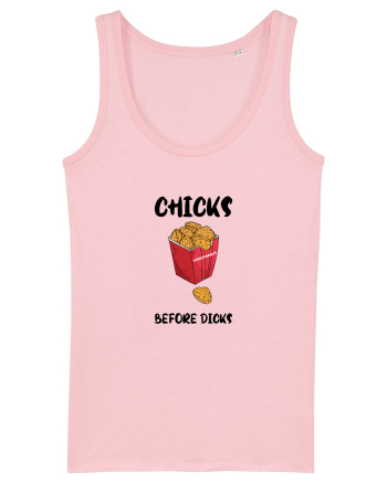 Chicks Before Dicks Cotton Pink