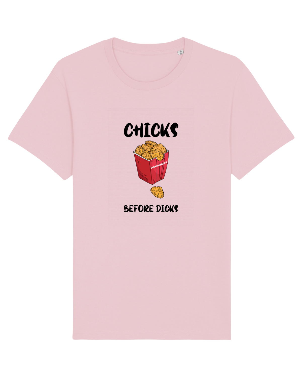 Tricou mânecă scurtă Unisex Rocker Cotton Pink