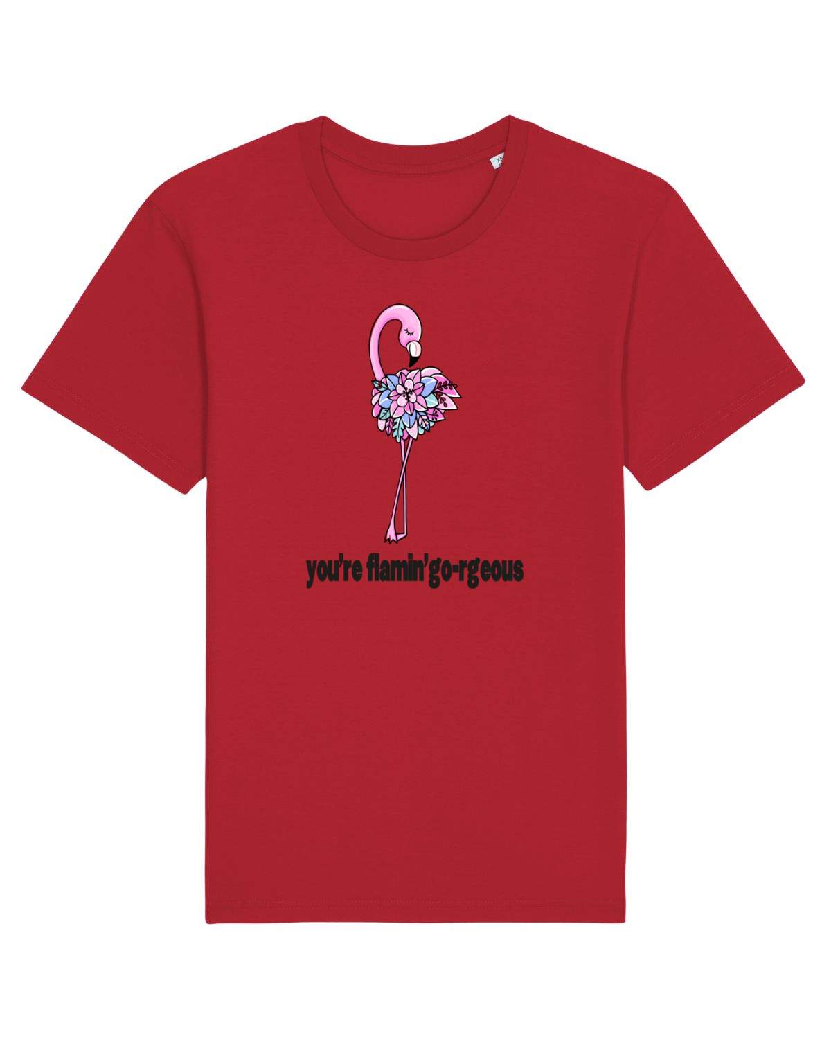 Tricou mânecă scurtă Unisex Rocker Red