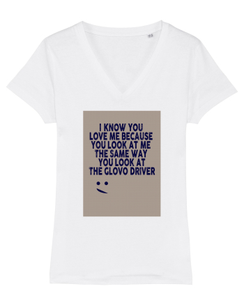 Glovo Driver White