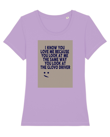 Glovo Driver Lavender Dawn