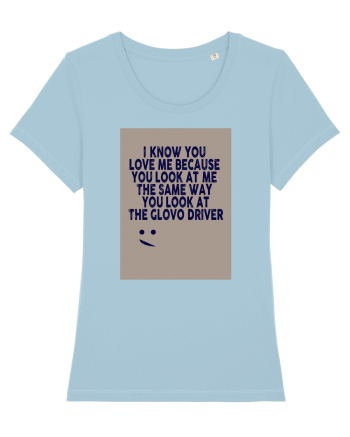 Glovo Driver Sky Blue