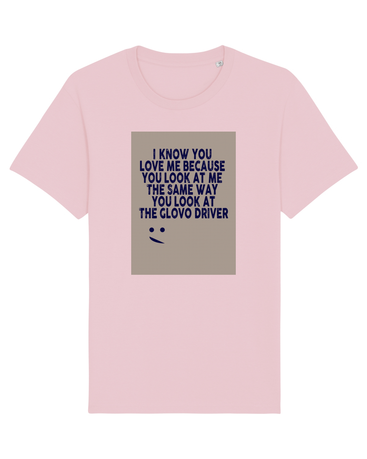 Tricou mânecă scurtă Unisex Rocker Cotton Pink