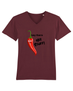 Hot Stuff Tricou mânecă scurtă guler V Bărbat Presenter