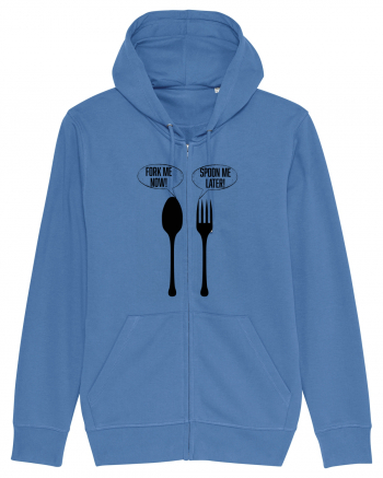 Fork Me Now, Spoon Me Later Bright Blue