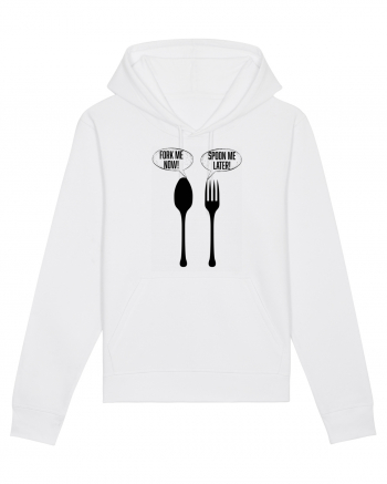 Fork Me Now, Spoon Me Later White