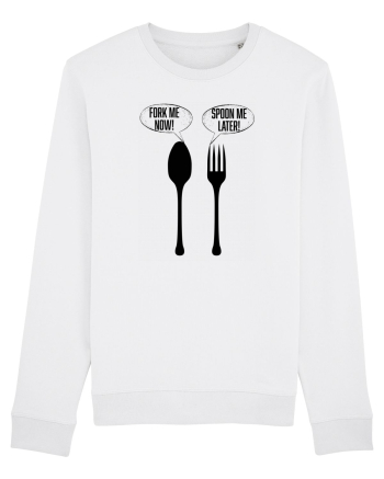 Fork Me Now, Spoon Me Later White