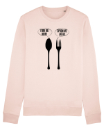 Fork Me Now, Spoon Me Later Bluză mânecă lungă Unisex Rise