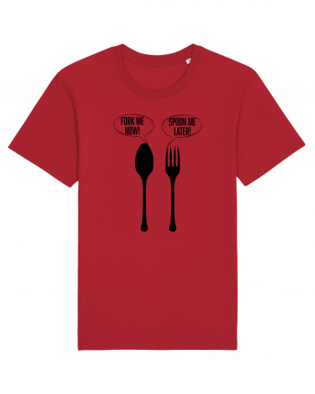 Fork Me Now, Spoon Me Later Red