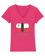Wasa-bae Tricou mânecă scurtă guler V Damă Evoker