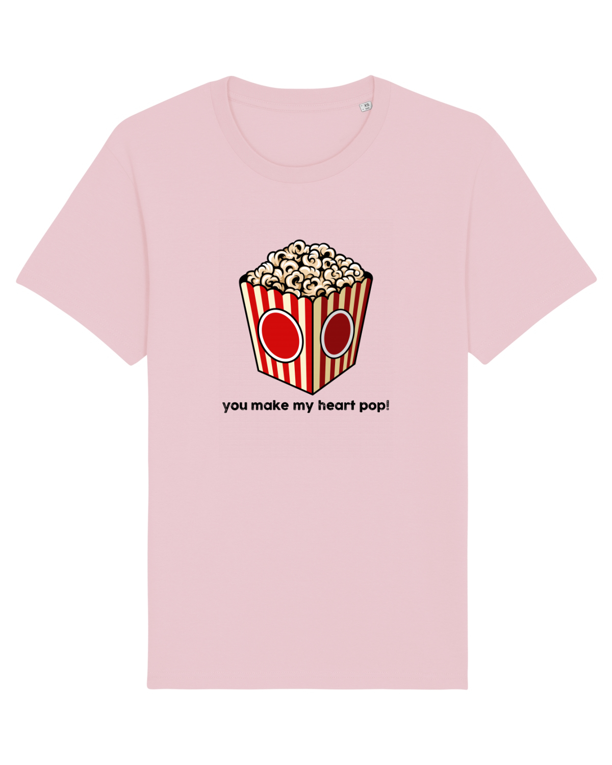 Tricou mânecă scurtă Unisex Rocker Cotton Pink