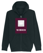 You Turn Me On Hanorac cu fermoar Unisex Connector