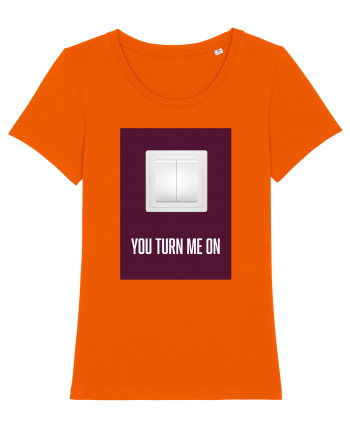 You Turn Me On Bright Orange