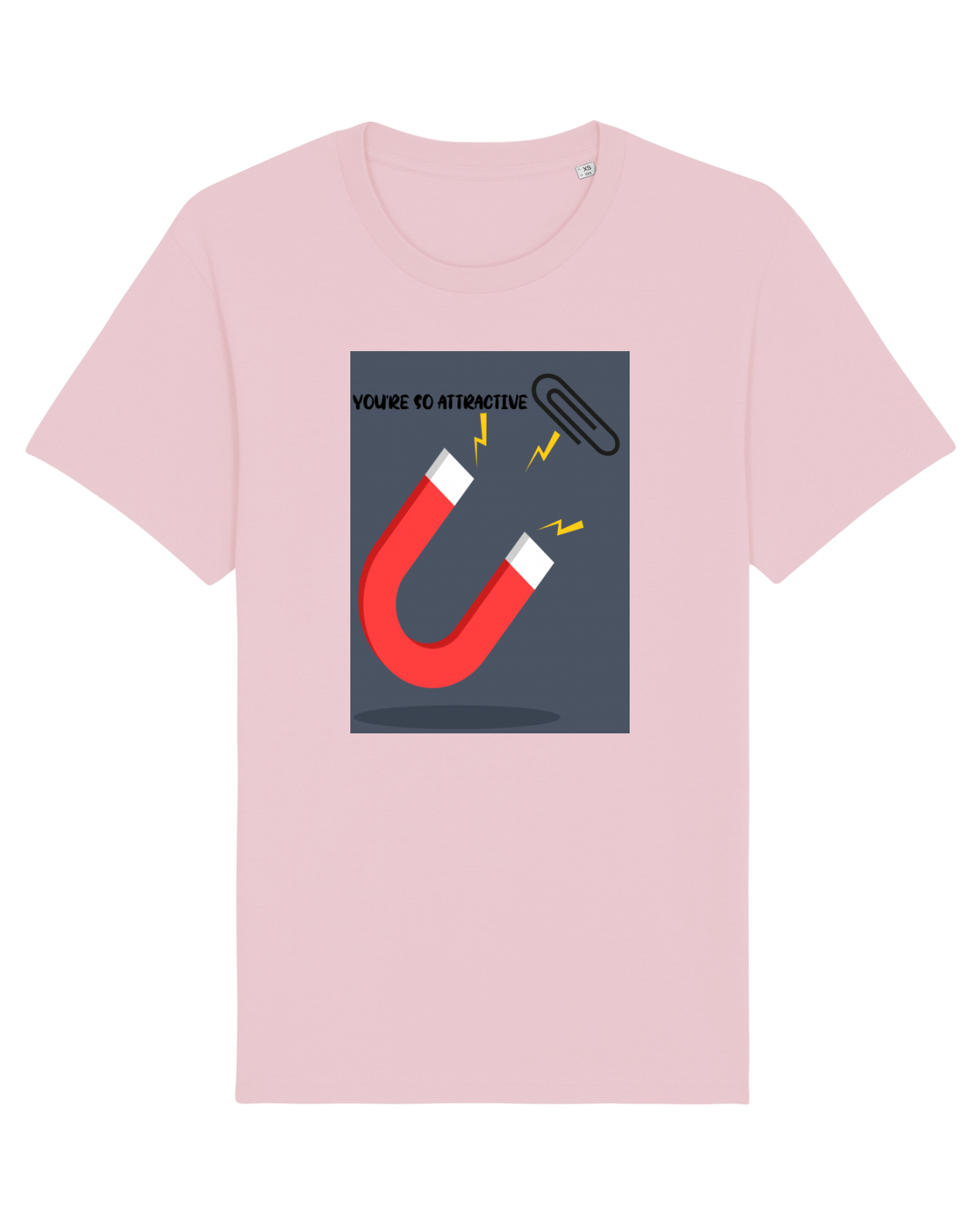 Tricou mânecă scurtă Unisex Rocker Cotton Pink