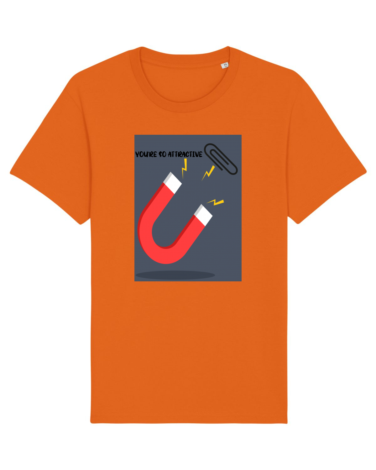 Tricou mânecă scurtă Unisex Rocker Bright Orange