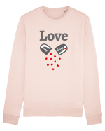 Love is my drug Bluză mânecă lungă Unisex Rise