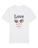 Love is my drug Tricou mânecă scurtă Unisex Rocker
