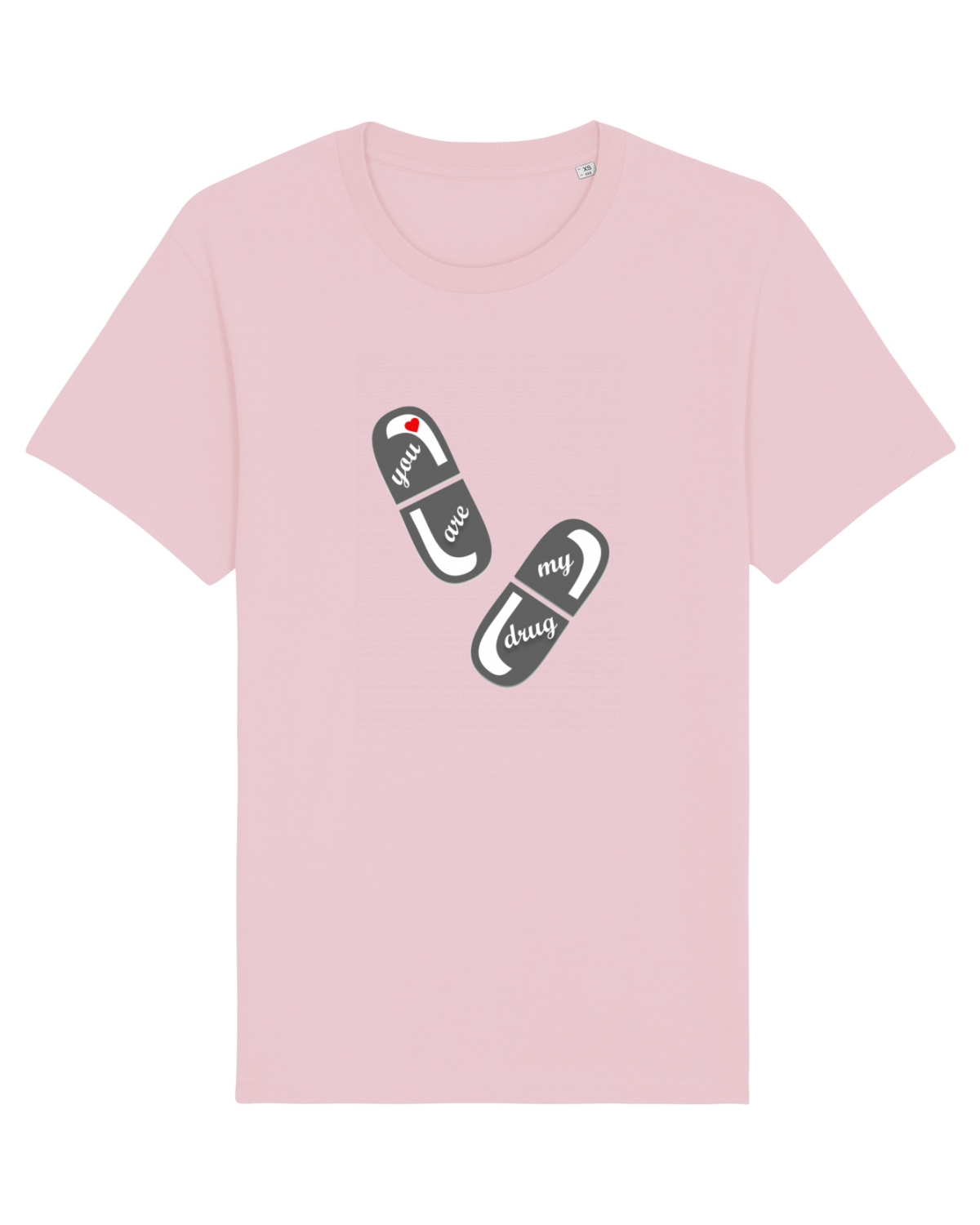 Tricou mânecă scurtă Unisex Rocker Cotton Pink