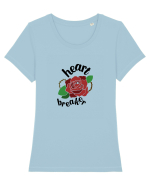 Heart Breaker (trandafir) Tricou mânecă scurtă guler larg fitted Damă Expresser