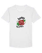 Heart Breaker (trandafir) Tricou mânecă scurtă guler larg Bărbat Skater