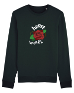 Heart Breaker (trandafir) alb Bluză mânecă lungă Unisex Rise
